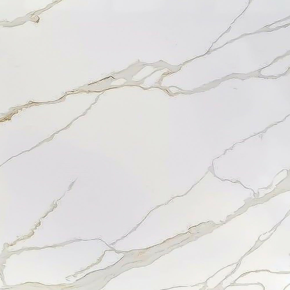 Calacatta Gold Quartz White Quartz with Gold Veins UK Premium