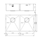 ZENDUO 550/180U BBL SINK,Stainless Steel Sink,1810 Company UK,www.work-tops.com