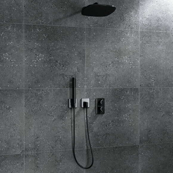 FRAMMENTI TECH BLACK MATT RECTIFIED PORCELAIN TILES,Tiles-Porcelain,IONIC STONE,www.work-tops.com