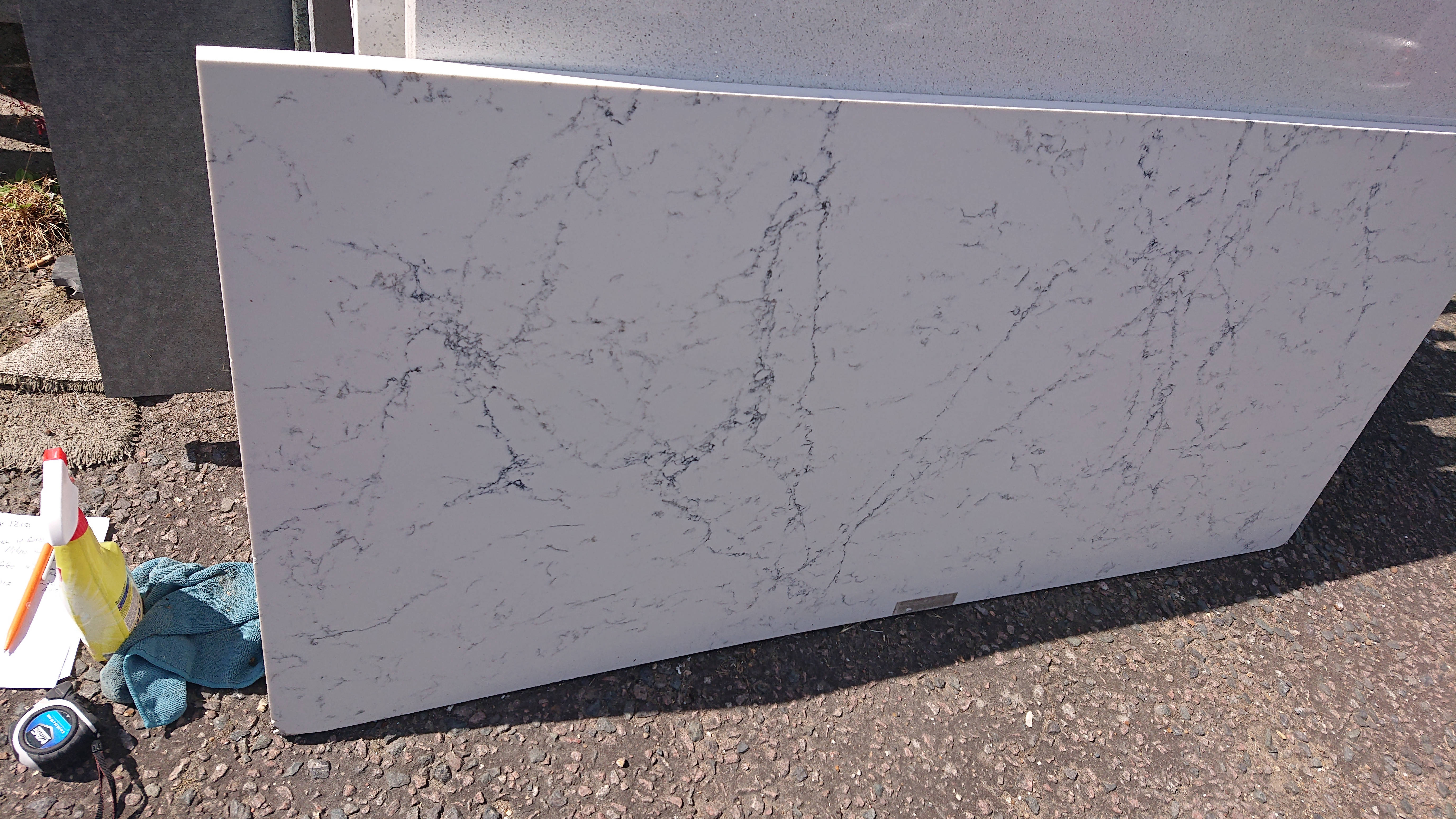 Caesarston White Attica White base kitchen worktop