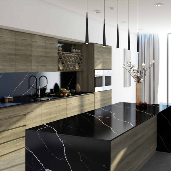 NERO MARQUINA QUARTZ,Quartz,Work-Tops,www.work-tops.com