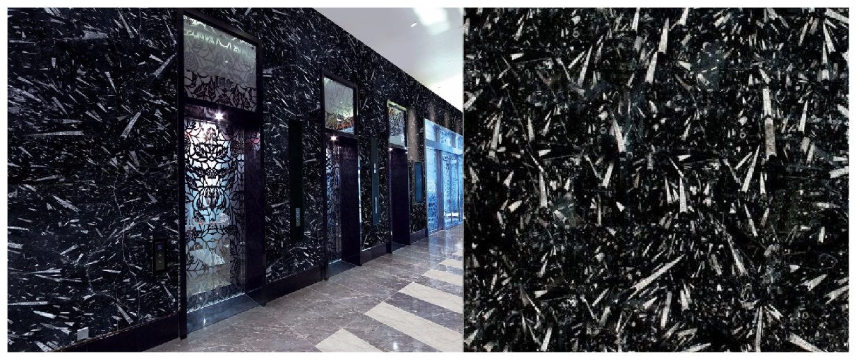 Fossil  Black  Marble: The  Beginning of alluring creation - www.work-tops.com