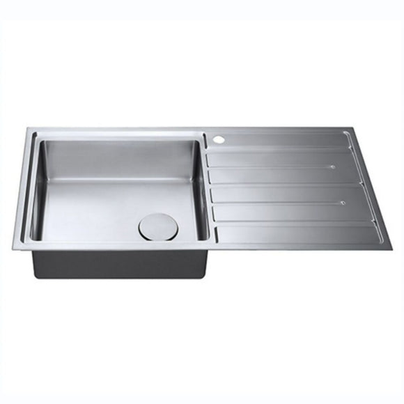 FORZAUNO 100I LARGE BBL SINK,Stainless Steel Sink,1810 Company UK,www.work-tops.com