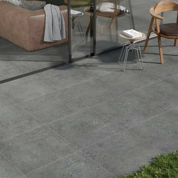 FRAMMENTI BLACK MATT RECTIFIED PORCELAIN TILES,Tiles-Porcelain,IONIC STONE,www.work-tops.com