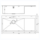 ZENUNO 70I-F BBL DEEP SINK,Stainless Steel Sink,1810 Company UK,www.work-tops.com