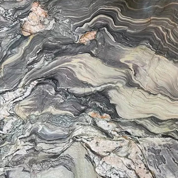 EXPLOSION BLUE POLISHED QUARTZITE