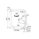 Atlas Neo Pull Out Champangne tap BP