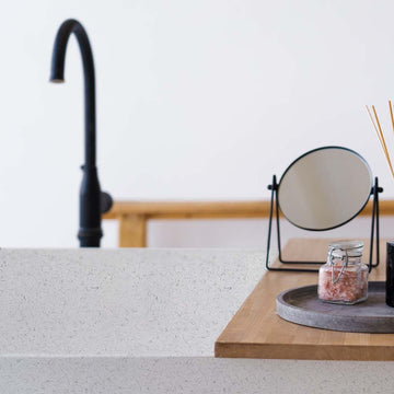 ATLANTE WHITE POLISHED QUARTZ,DIY_Worktops,LQS,www.work-tops.com