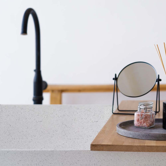 ATLANTE WHITE POLISHED QUARTZ,DIY_Worktops,LQS,www.work-tops.com