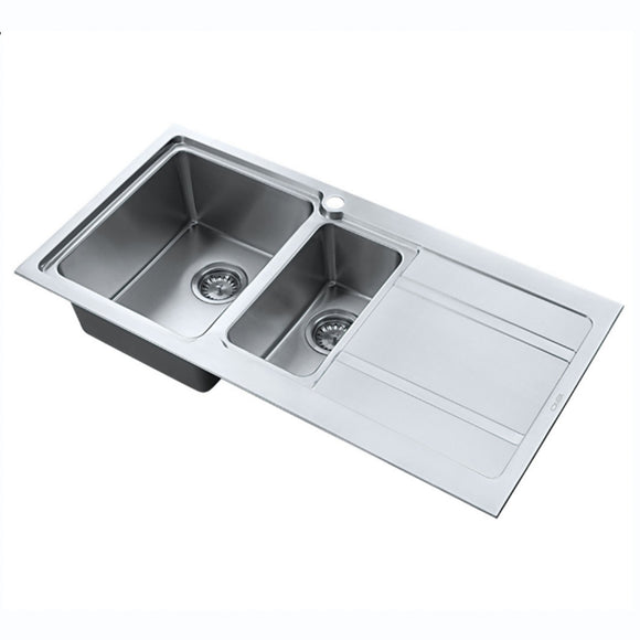 BORDODUO 150I BBL SINK,Stainless Steel Sink,1810 Company UK,www.work-tops.com