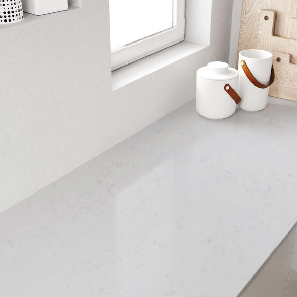 CARRARA CRYSTAL POLISHED QUARTZ,DIY_Worktops,LQS,www.work-tops.com