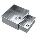 AXIXUNO SET B - 355U & 150U SHORT HALF BOWL SINK,Stainless Steel Sink,1810 Company UK,www.work-tops.com