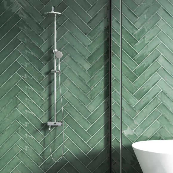 TERAMODA EMERALD GLOSS PRESSED GLAZED CERAMIC