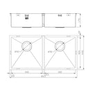 ZENDUO15 400/400U SINK,Stainless Steel Sink,1810 Company UK,www.work-tops.com
