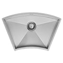 ZENUNO 675U CURVE SINK,Stainless Steel Sink,1810 Company UK,www.work-tops.com