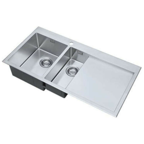 RAZORDUO10 6 IF BBL SINK,Stainless Steel Sink,1810 Company UK,www.work-tops.com