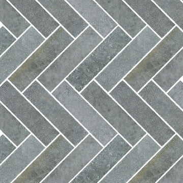 IRVINE GREY HERRINGBONE LIMESTONE