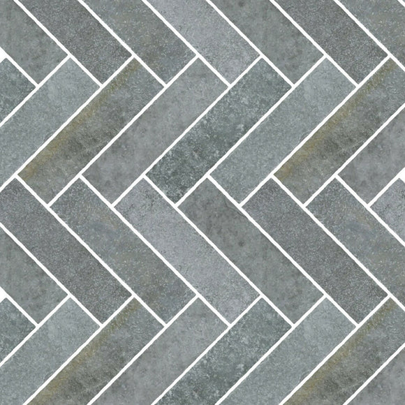 IRVINE GREY HERRINGBONE LIMESTONE
