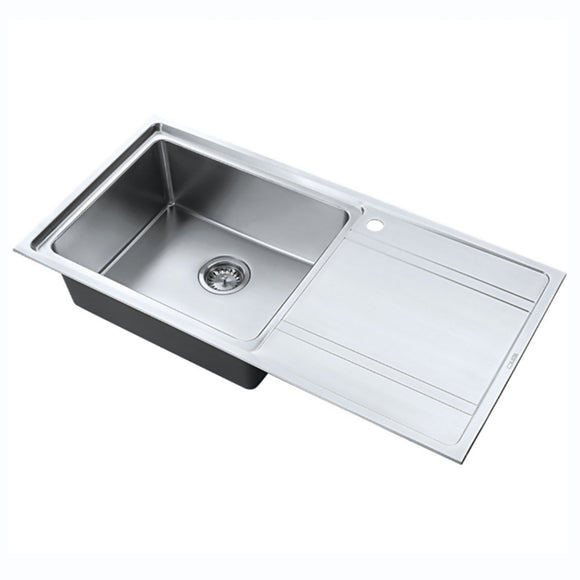 BORDOUNO 100I LARGE BBL SINK,Stainless Steel Sink,1810 Company UK,www.work-tops.com