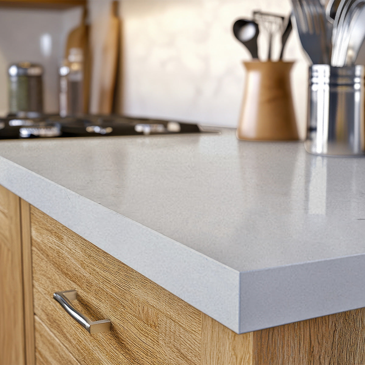 Pure White Quartz - Stunning Polished White Quartz | UK | www.work-tops.com