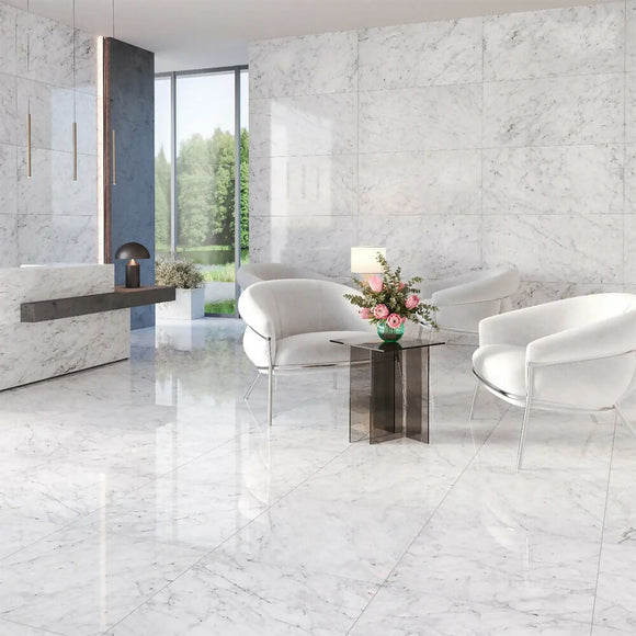 CARRARA GIOIA RECTIFIED PORCELAIN TILES,Tiles-Porcelain,IONIC STONE,www.work-tops.com