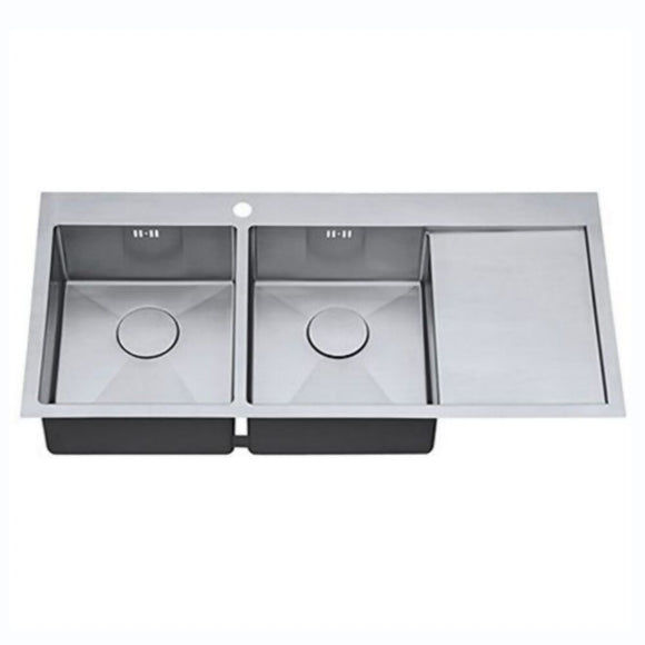 ZENDUO15 34/34 I-F BBL SINK,Stainless Steel Sink,1810 Company UK,www.work-tops.com
