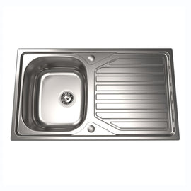 VELOREUNO 860I SINK,Stainless Steel Sink,1810 Company UK,www.work-tops.com