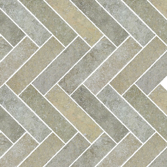 MYSTIQUE YELLOW HERRINGBONE LIMESTONE
