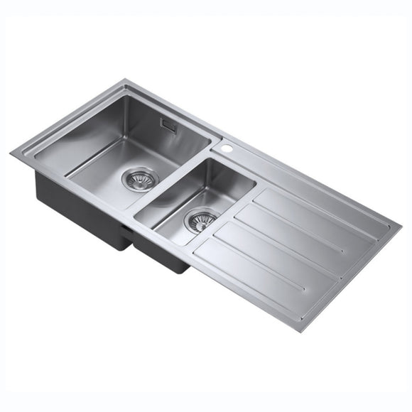 FORZADUO 150I BBL SINK,Stainless Steel Sink,1810 Company UK,www.work-tops.com