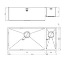 ZENDUO 700/180U GRANDE DEEP SINK,Stainless Steel Sink,1810 Company UK,www.work-tops.com