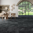 JUST BLACK SLATE MATT RECTIFIED PORCELAIN