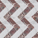 ROSSO LEVANTO HERRINGBONE MARBLE-2