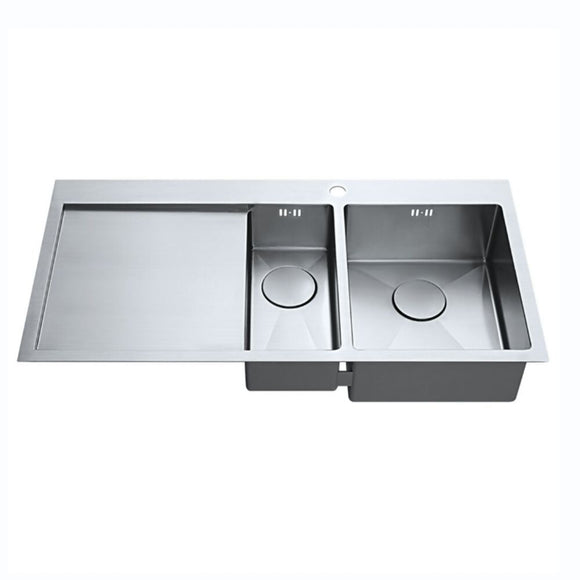 ZENDUO15 6 I-F BBR SINK,Stainless Steel Sink,1810 Company UK,www.work-tops.com