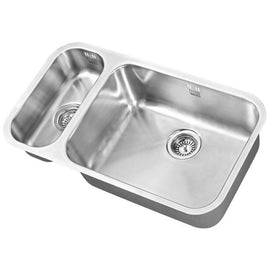 ETRODUO 191/535U BBR SINK,Stainless Steel Sink,1810 Company UK,www.work-tops.com