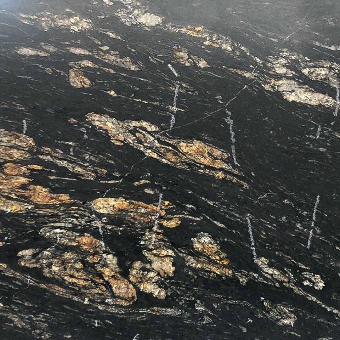 Cosmic Black Granite - Polished Black Slab | Available in UK | www.work ...