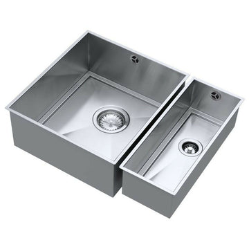 AXIXUNO SET A - 355U & 150U FULL HALF BOWL SINK,Stainless Steel Sink,1810 Company UK,www.work-tops.com