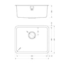 LUXSOPLUSUNO25 500U SINK,Stainless Steel Sink,1810 Company UK,www.work-tops.com