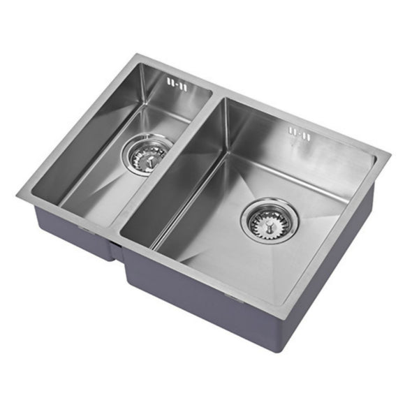 ZENDUO15 180/340U BBR SINK,Stainless Steel Sink,1810 Company UK,www.work-tops.com