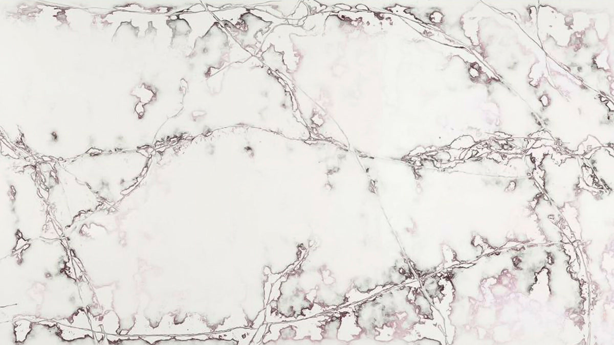 Compac Ice Compac Ice Viola Quartz - White With Bold Violet Veining | Uk | www ...