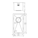 ZENUNO15 200U SINK,Stainless Steel Sink,1810 Company UK,www.work-tops.com