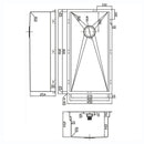 ZENUNO10 800 OPTIONS SINK,Stainless Steel Sink,1810 Company UK,www.work-tops.com
