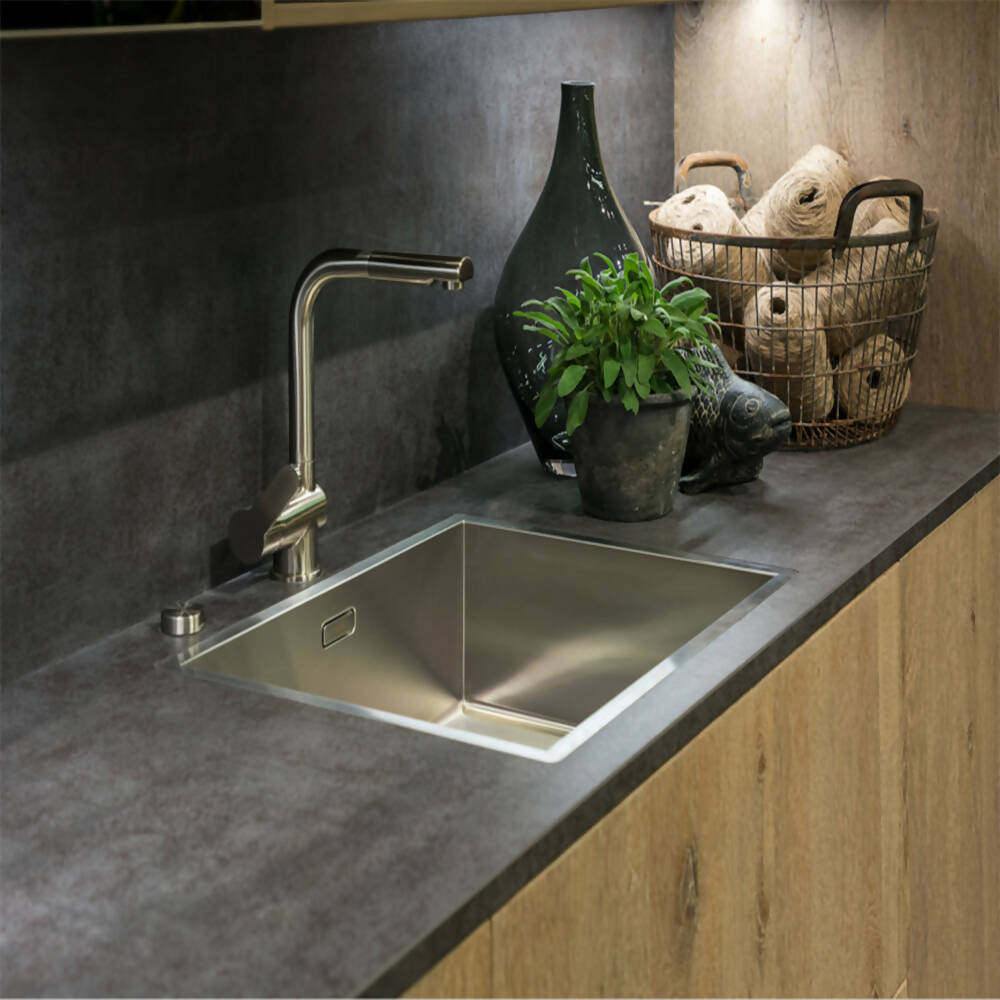 Iron Grey Satin Sink in UK Grey sink