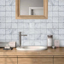 CARRARA WHITE MOSAIC TILES,Tiles-Mosaic,IONIC STONE,www.work-tops.com