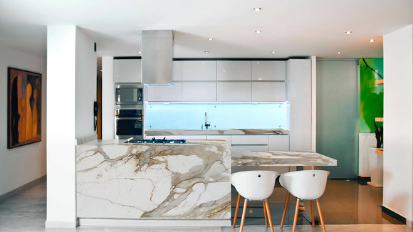 CALACATTA ORO BORGHINI PORCELAIN BOOKMATCH,Porcelain,Work-Tops,www.work-tops.com