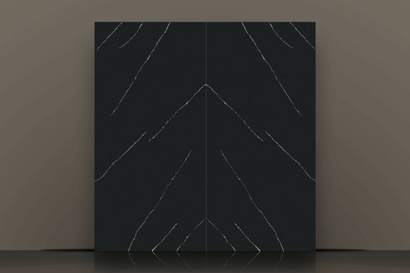 ANTOLINI NERO MARQUINA BOOKMATCHED QUARTZ,Quartz,Sonic Stone,www.work-tops.com