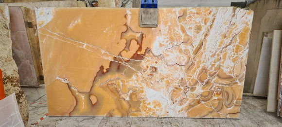 SALMON ONYX,Onyx,Sonic Stone,www.work-tops.com