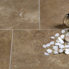 SIVA NOCE & FILLED TRAVERTINE TILES,Tiles-Travertine,IONIC STONE,www.work-tops.com