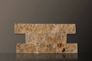 NOCE SPLIT-FACE TRAVERTINE MOSAIC TILES,Tiles-Split Face,Sonic Stone Tiles,www.work-tops.com