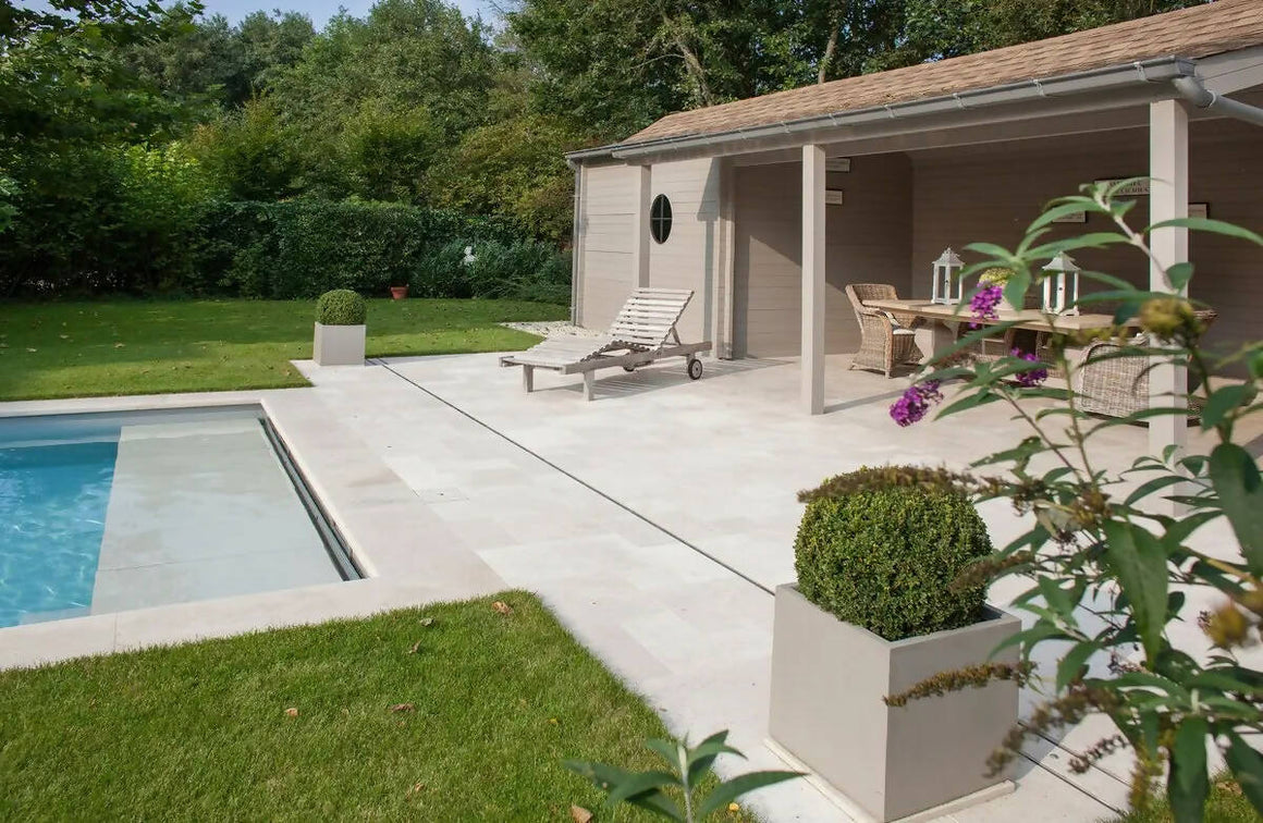 Simyra Limestone Available In UK Beige Kitchen