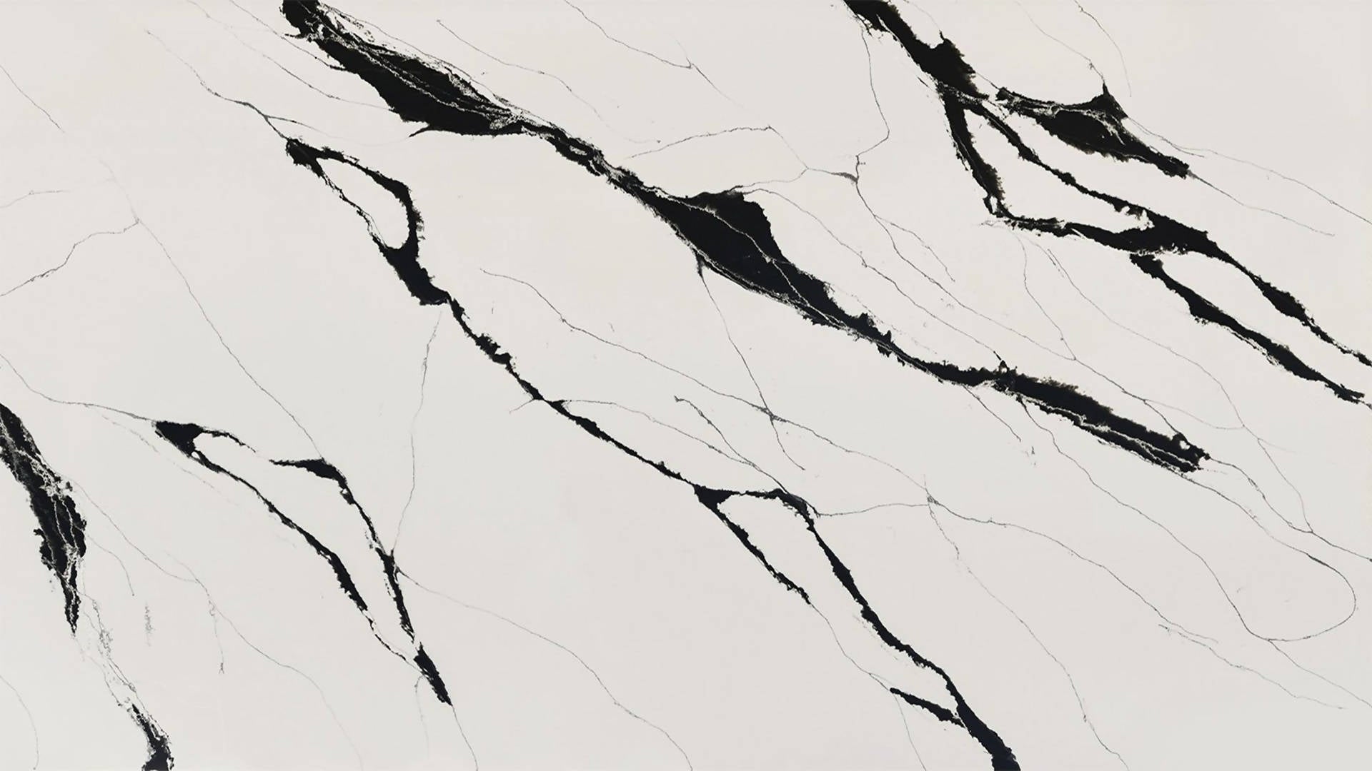 Unique Calacatta Black Quartz Available In UK White And Black Quartz
